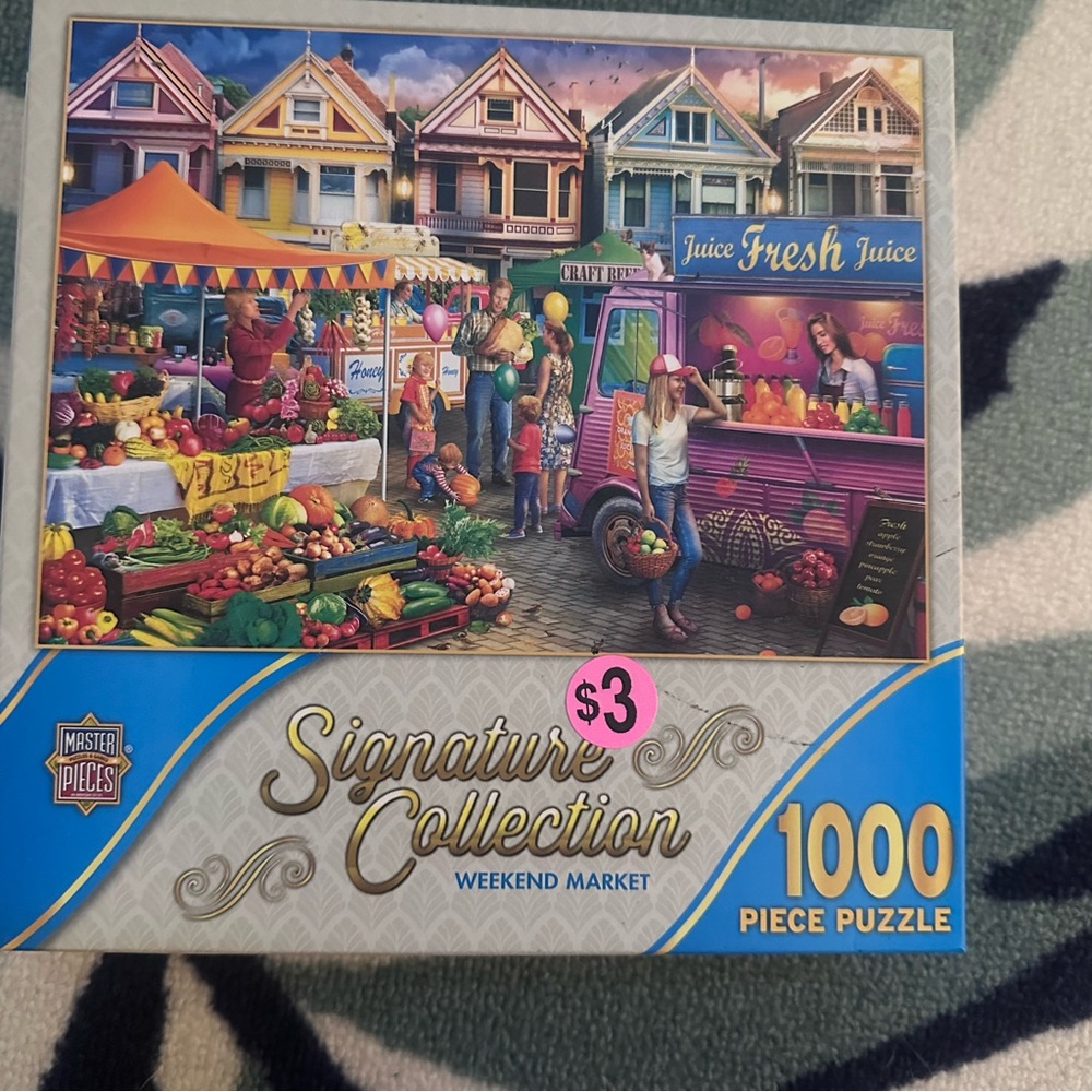 Signature Collection Weekend Market Puzzle - 1000 Piece